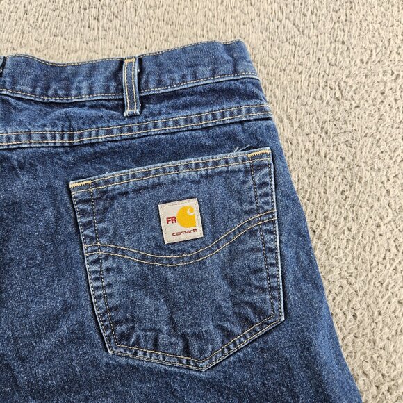 Carhartt FR Jeans Mens 36x32 Relaxed Fit Flame Resistant CAT 2 Workwear Pants - Picture 14 of 16